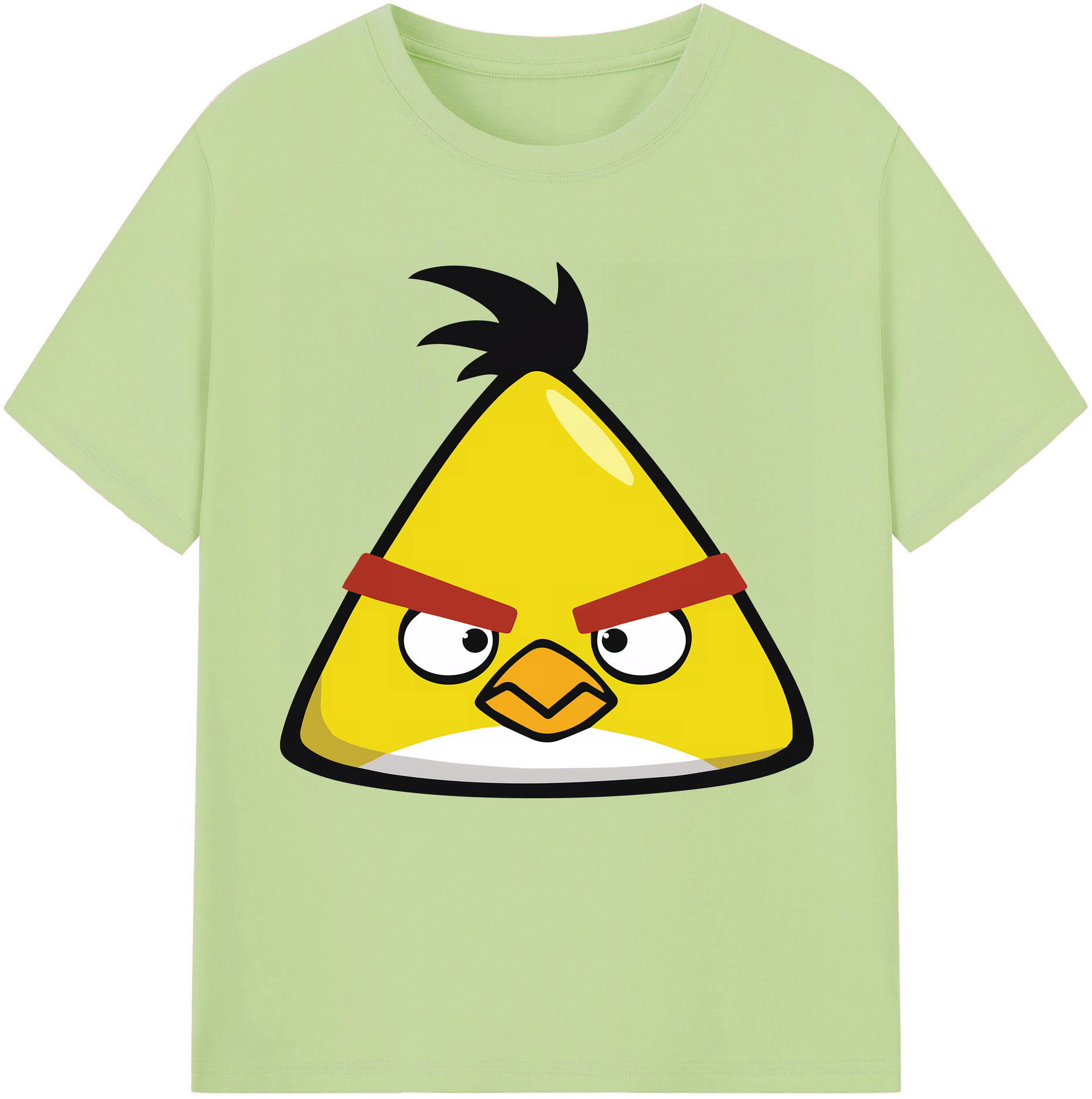 （画像用） Angry Birds アングリーバード 綿100％半袖Tシャツ（フロントプリント）